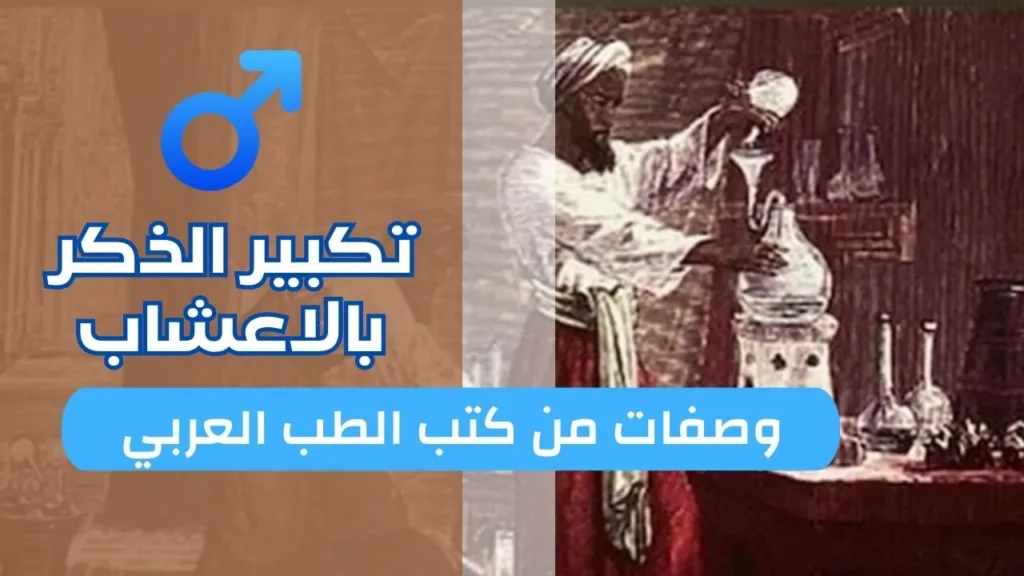 تكبير الذكر بالاعشاب وصفات من كتب الطب العربي